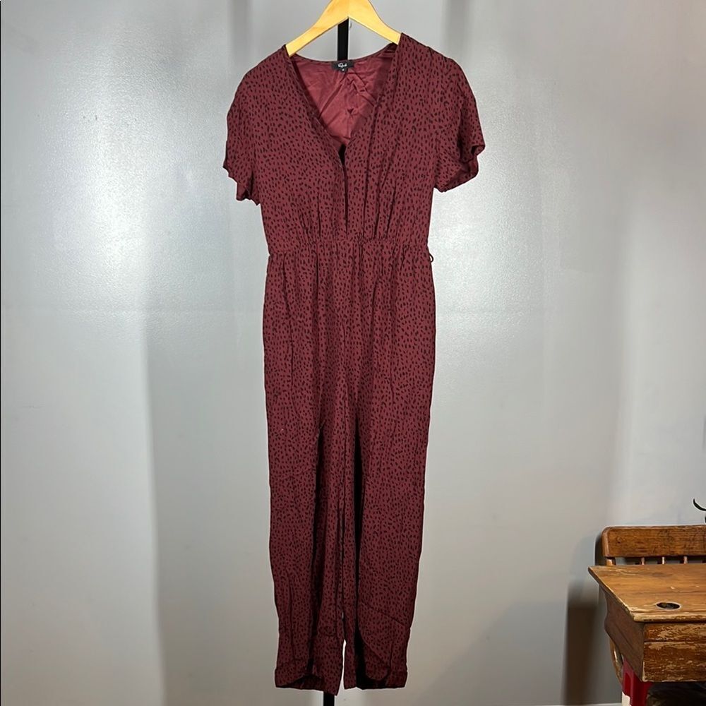 Rails Elegant Burgundy Jumpsuit